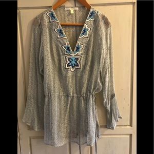 Silk / beaded tunic